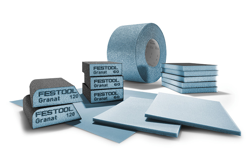 Zostava rôznych brúsnych pomôcok