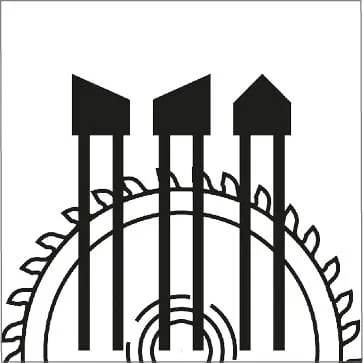 Tvary zubov – Striedavé a obojstranne skosené zuby